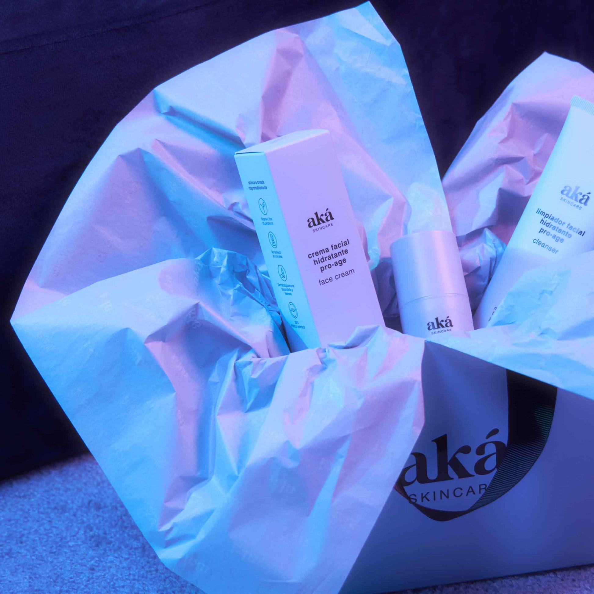 Bolsa pequeña + papel regalo - aká Skincare